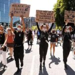 Protestan en Londres por la muerte de George Floyd