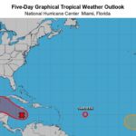 Una depresión tropical que se dirige a Q. Roo podría formarse esta noche