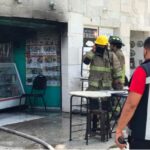 Se incendia local de comida japonesa en la SM 26 de Cancún