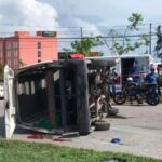 MORTAL ACCIDENTE: En el cruce de las avenidas Tulum y Nichupté una persona fue aplastada por una “urvan” de TTE