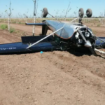 Tres lesionados tras desplome de avioneta en Sonora