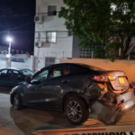 Pareja ebria choca a seis coches en loca carrera desde la Zona Hotelera