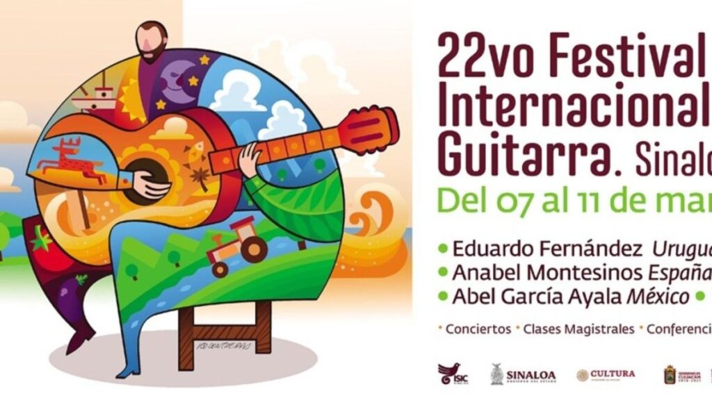 EL XXII FESTIVAL INTERNACIONAL DE GUITARRA SINALOA, MÉXICO OFRECE SU DIPLOMADO INTERNACIONAL DE GUITARRA ONLINE