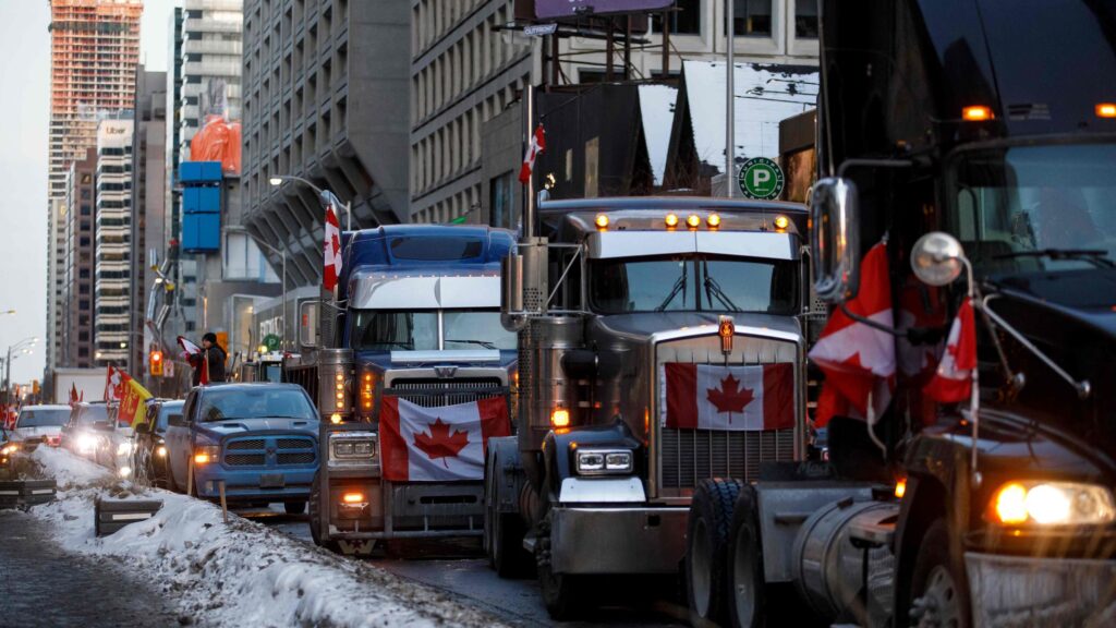 Ottawa declara el estado de emergencia ante la protesta de los camioneros por las restricciones sanitarias