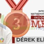 Derek da a Zacatecas medalla de bronce en la Competencia Internacional de Matemáticas celebrada en Indonesia