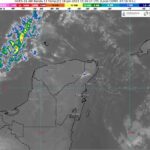 Probabilidad de lluvias aisladas en Quintana Roo