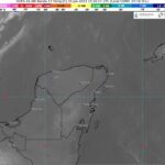 El Frente Frío 27 se desplazará sobre la Península de Yucatán