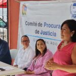 Encabeza el Fiscal General, Óscar Montes de Oca, integración del Comité de Procuración de Justicia de la Supermanzana 22, en Cancún