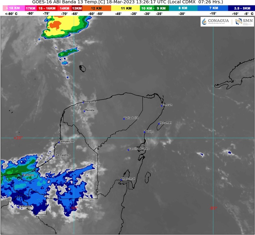 Prevén lluvias fuertes en Quintana Roo