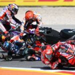 Marc Márquez provoca peligroso accidente en Moto GP