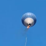 Se incendia globo aerostático en pleno vuelo en Teotihuacán