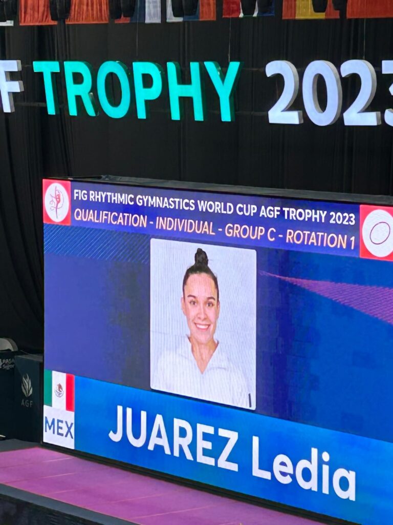 Ledia Juárez gana bronce en Gimnasia Rítmica