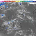 Pronóstico de cielo medio nublado y chubascos para Quintana Roo