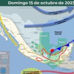 La masa polar del frente frío número 6 se extiende sobre México y cada vez llega a más lugares: estados afectados hasta el 17 de octubre