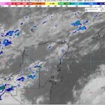 Se espera para este día cielo nublado con lluvias fuertes y descargas eléctricas