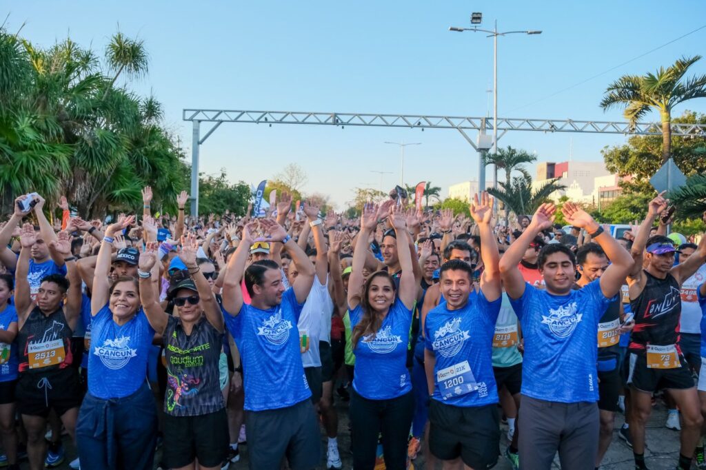 Medio Maratón celebra el 54 Aniversario de Cancún en el marco de la Nueva Era del Turismo en el Caribe Mexicano.