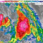 Prevén lluvias intensas en la Península de Yucatán