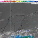 Cielo nublado y altas temperaturas en la Península de Yucatán; se esperan chubascos