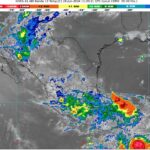 Ondas tropicales 5 y 6, producirán lluvias intensas en el occidente, sur, sureste, y península de Yucatán