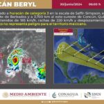 Beryl ya es categoría 3 y amenaza con aumentar su fuerza