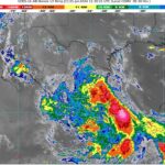 LA DEPRESIÓN TROPICAL CHRIS SE DESPLAZARA SOBRE EL CENTRO DEL PAÍS