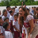 Inicia Mara Lezama construcción de domo en Primaria “Ermilo Abreu Gómez” en Benito Juárez para bienestar de alumnas y alumnos