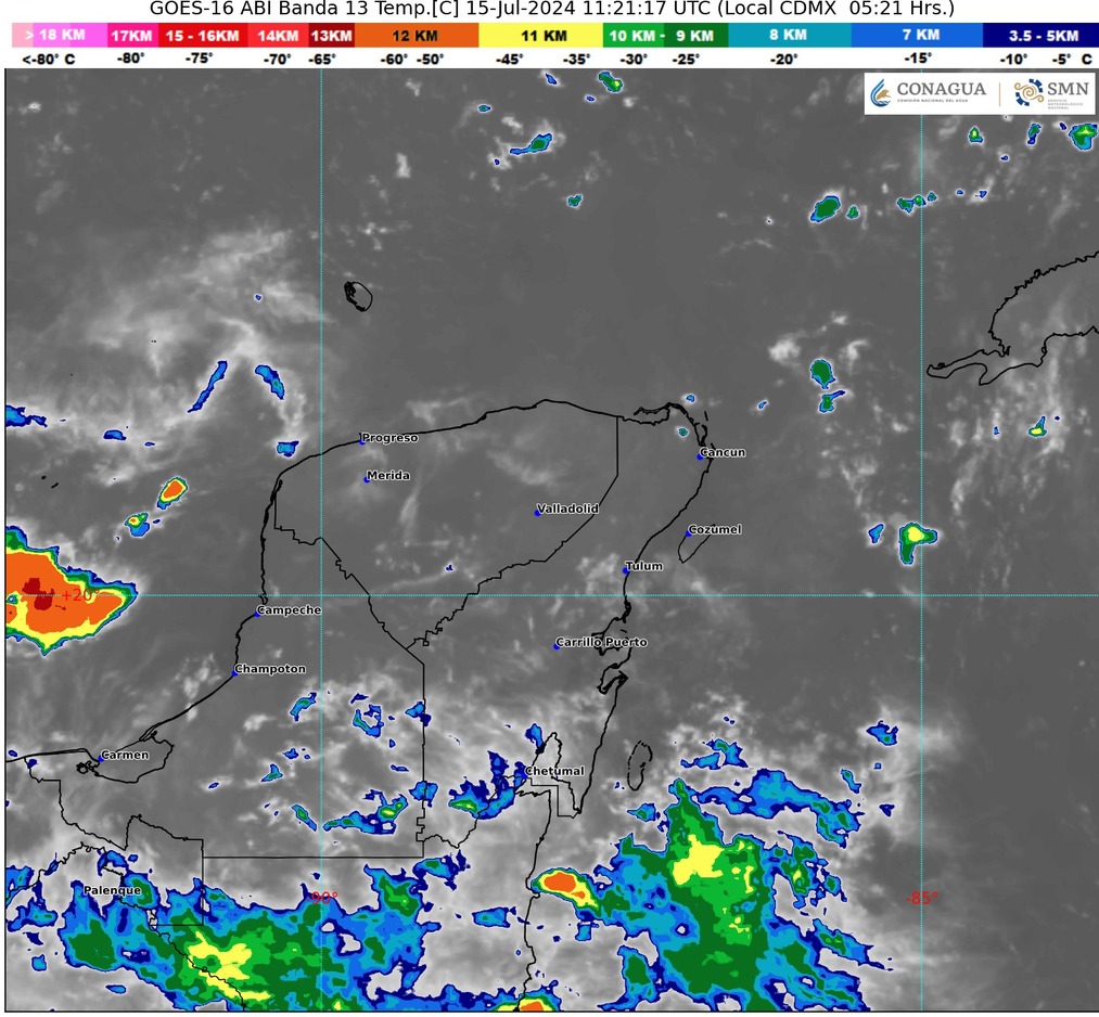 Habrá lluvias muy fuertes, en distintas regiones del país