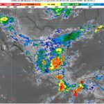 La onda tropical número 10 se extiende sobre el occidente de México