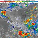 La onda tropical número 12 se desplazará sobre el sur de México