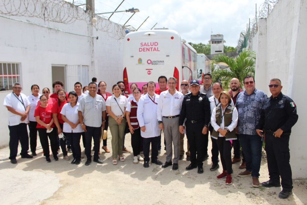 Se implementan las caravanas médicas móviles “Salud para Todos”, en el Centro de Reinserción Social (CERESO) de Cancún