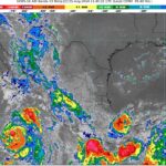 La tormenta tropical Carlotta se aleja de México