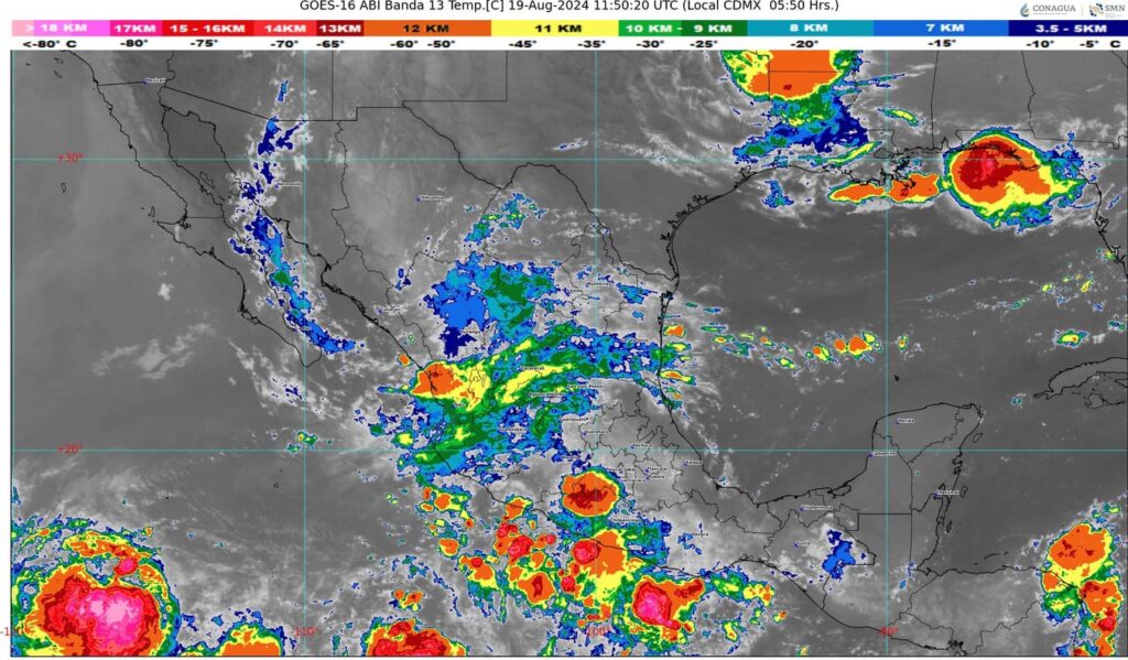 Se mantendrá el ambiente vespertino caluroso a muy caluroso en la República Mexicana