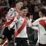 Maxi Meza es titular y da asistencia con River Plate en Libertadores