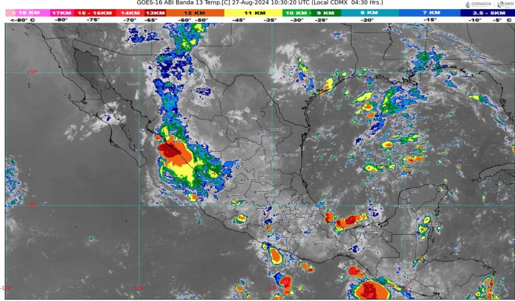 La onda tropical 19 causará lluvias puntuales en México