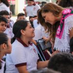 Justicia social para la niñez con la construcción de domos en escuelas: Mara Lezama