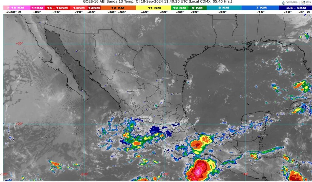 El frente frío número 2 se mantendrá sobre el norte de la República Mexicana