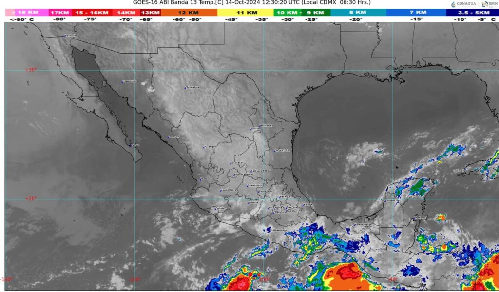 La onda tropical número 26 se desplazará sobre la Península de Yucatán