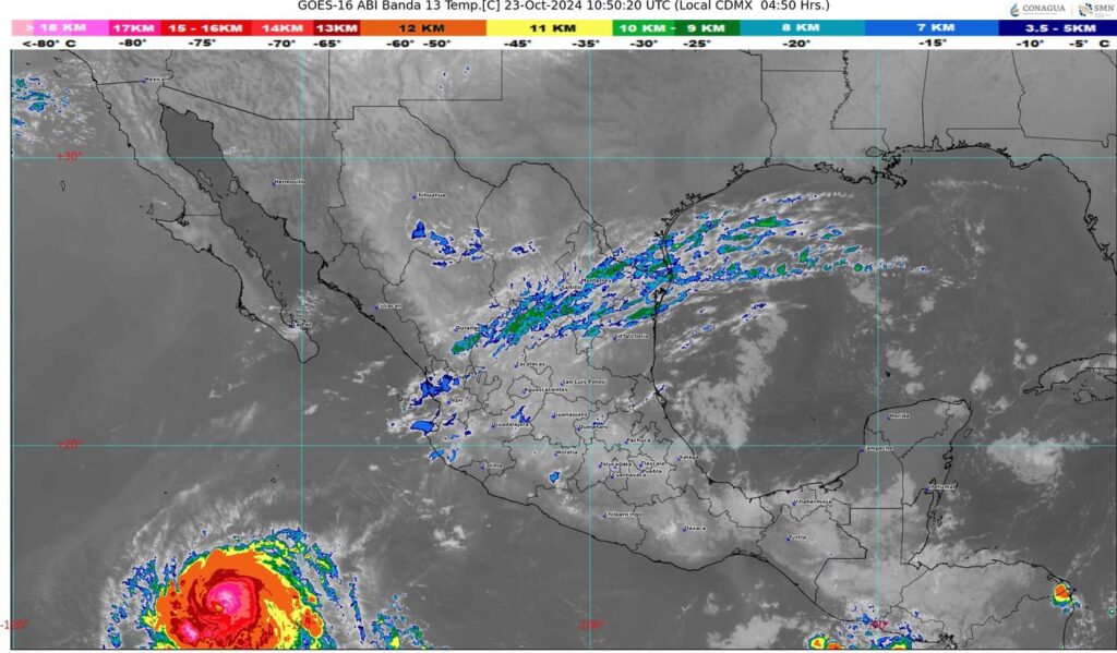 El huracán Kristy deja de afectar a México