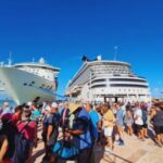 Yucatán registra doble arribo de cruceros a Progreso