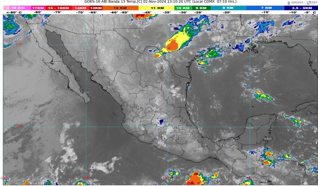 Frente frío trae nevadas al norte de Baja California