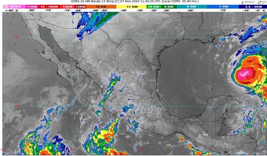 Frente frío número 8 se desplazará en el norte del país