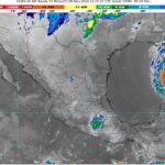 El frente frío número 8 se desplaza sobre el Norte de México