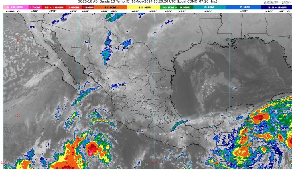 Lluvias puntuales intensas en el Sureste Mexicano y la Península de Yucatán