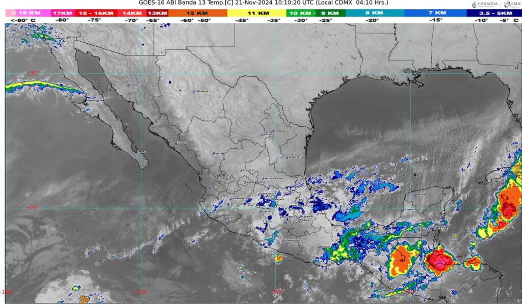 El evento de «Norte» intenso se mantiene