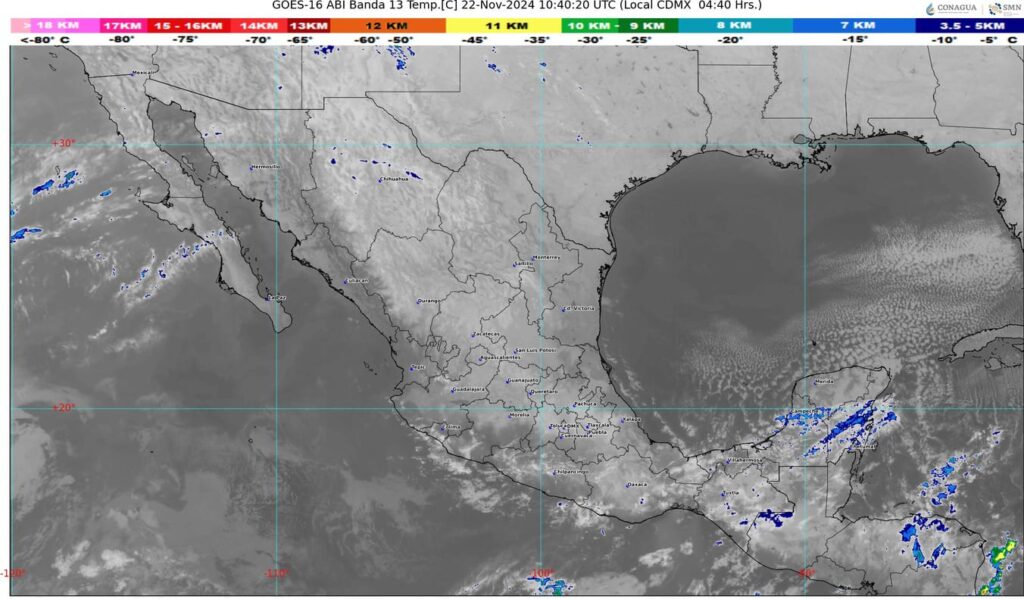 Prevalece el ambiente frío en gran parte de México, durante la mañana y la noche