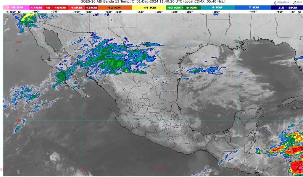 El frente frío número 11 deja de afectar a México