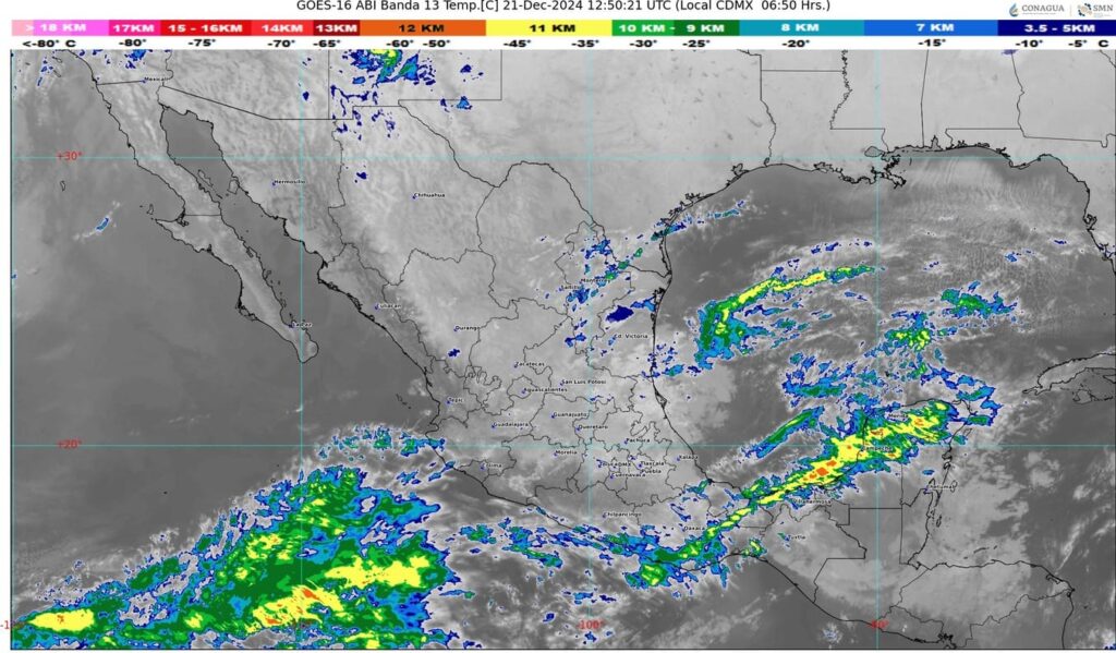 Pronostican la caída de agua nieve en el centro del país