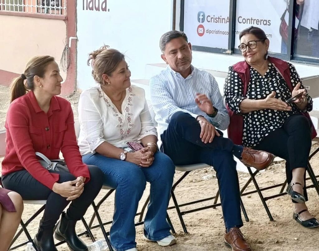 Homero Davis acompaña a Cristina Contreras en la inauguración de su oficina de enlace en Baja California Sur