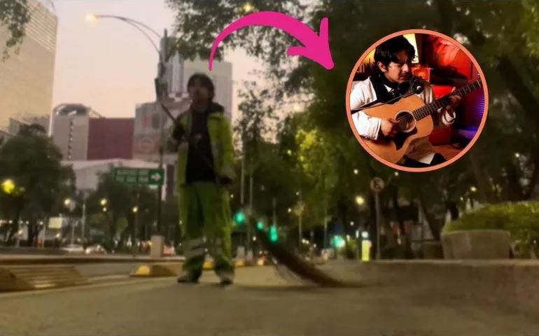 Macario Martínez, de barrendero a músico viral en TikTok