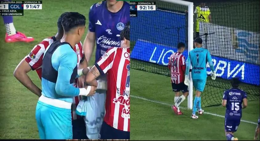 Chivas iguala con el ‘Guti’ de portero y una locura total con expulsiones ante Mazatlán